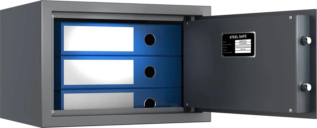 Sejf meblowy PRAKTIK 30, mechaniczny S1, 290 x 440 x 360 mm, 34,7 l