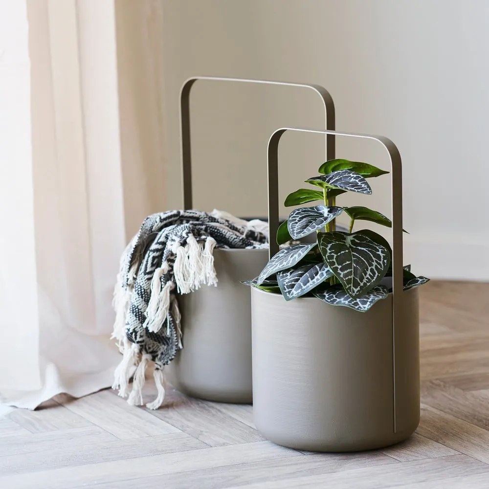 Metalowe osłonki na doniczki zestaw 2 szt. ø 24,5 cm Tule – House Nordic