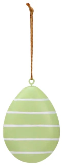 Wiszące metalowe jajko PASTEL EGG - różne kolory Kolor: Pomarańczowy