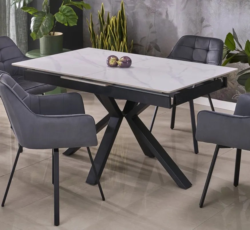 Stół do jadalni ze spiekiem na blacie Platan Halmar