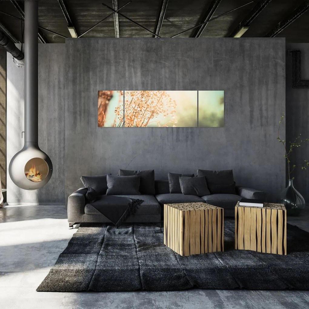 Obraz - Rośliny łąkowe (170x50 cm)