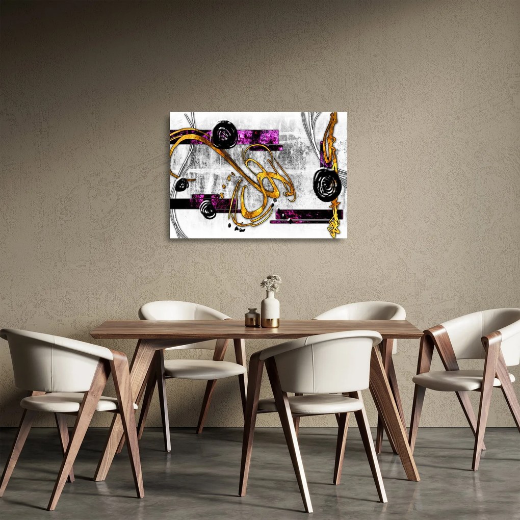 Obraz na szkle abstrakcji (70x50 cm)