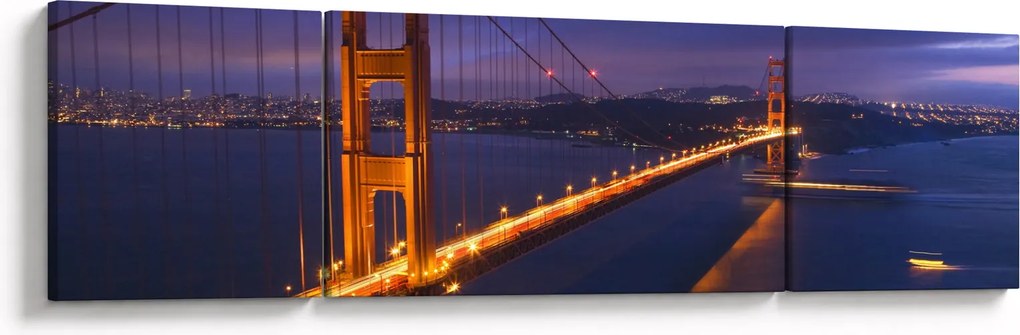 Obraz - Most Golden Gate (170x50 cm)