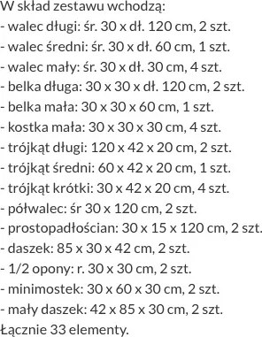 Zestaw piankowych klocków przedszkolnych XL 4641856