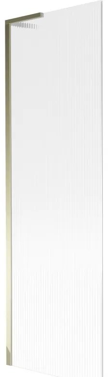 Mexen Next L parawan nawannowy 1-skrzydłowy 60 x 150 cm, prążki, złoty - 895-060-000-03-09-50