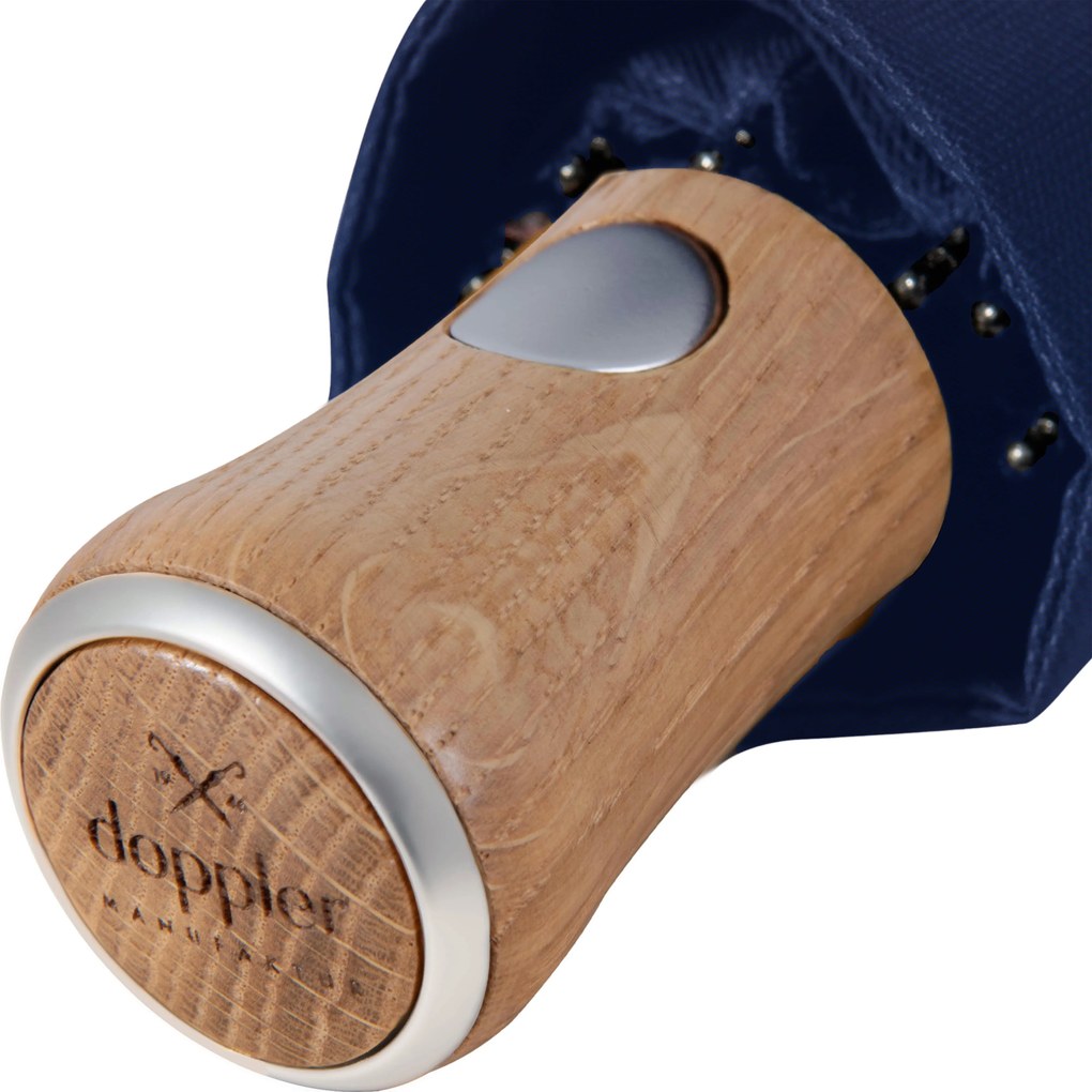 Doppler Manufaktur Bellino Nickel matt Oxford parasol automatyczny