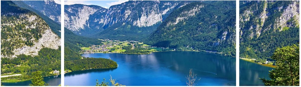 Obraz - Hallstätter See, Hallstatt, Austria (170x50 cm)