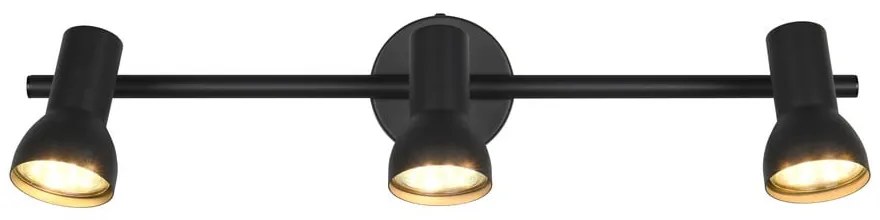 Czarna lampa punktowa ø 8 cm Cantar – Reality