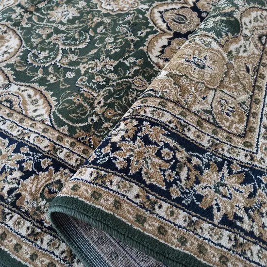 Zielony dywan w retro stylu R1-R82