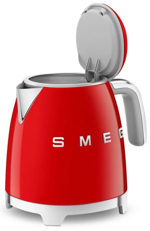 Czerwony czajnik elektryczny ze stali nierdzewnej 800 ml Retro Style – SMEG