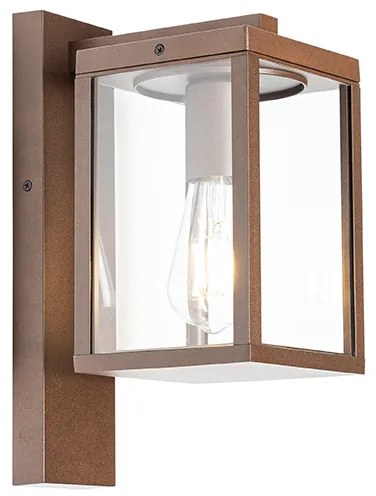 Industrialna zewnętrzna latarnia ścienna rdzawo-brązowa IP44 - Charlois