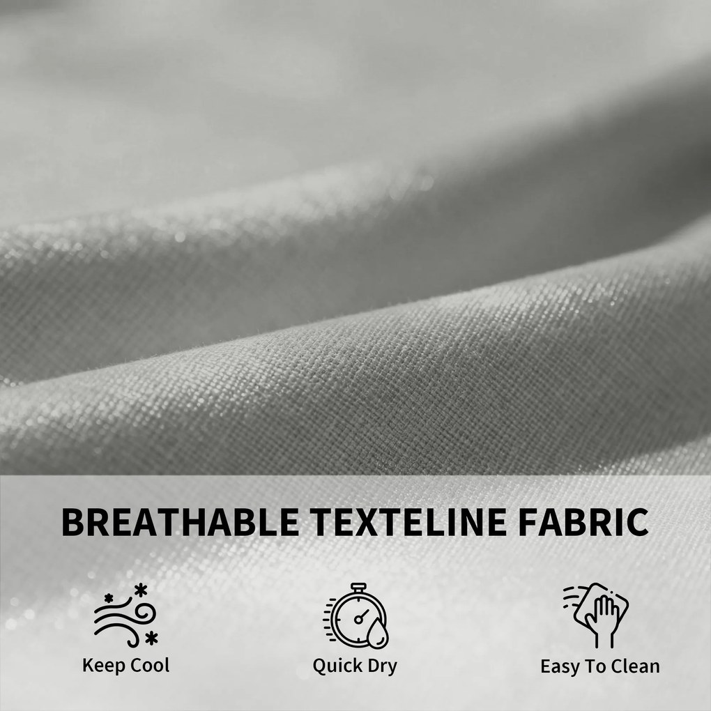 Outsunny Leżak z polirattanu w kształcie litery S, ogrodowy leżak z 5-stopniową regulacją oparcia, zagłówkiem, oddychający, odporny na UV | Aosom PL