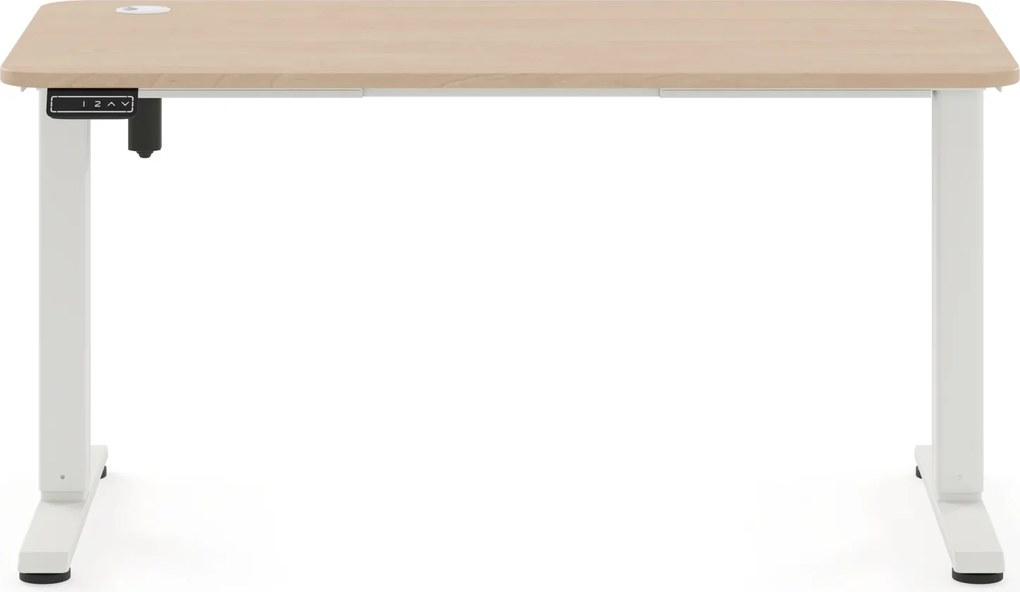Dziecięce biurko regulowane elektrycznie Axio, 120x60 cm, rozmiar 3-4