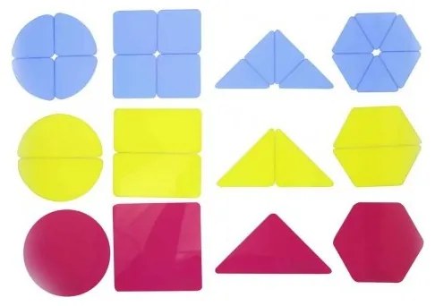 Masterkidz półprzezroczyste kształty geometryczne
