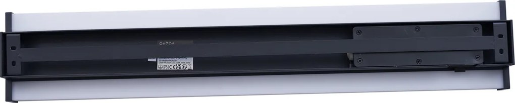 Nowoczesny kinkiet czarny CCT 60 cm z LED IP54 - Vanya