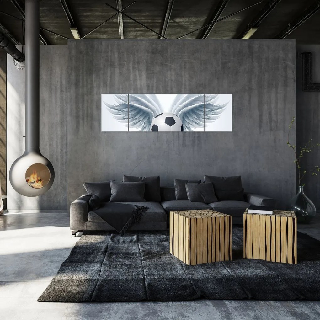 Obraz - Balon ze skrzydłami (170x50 cm)