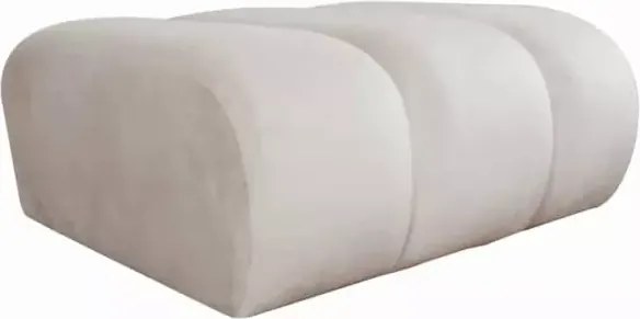Nowoczesna pufa Amandine z przeszyciami