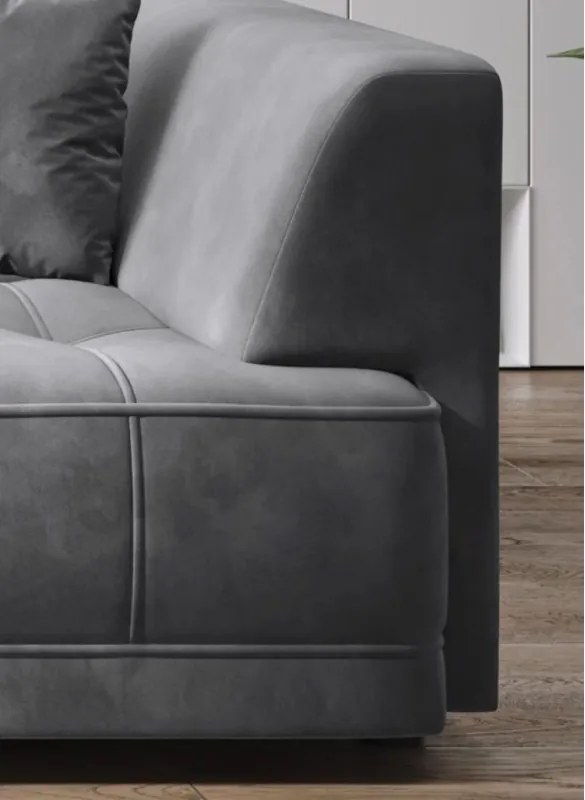 Narożnik TIGA BOX z funkcją spania z elektryczną regulacją siedziska WERSAL