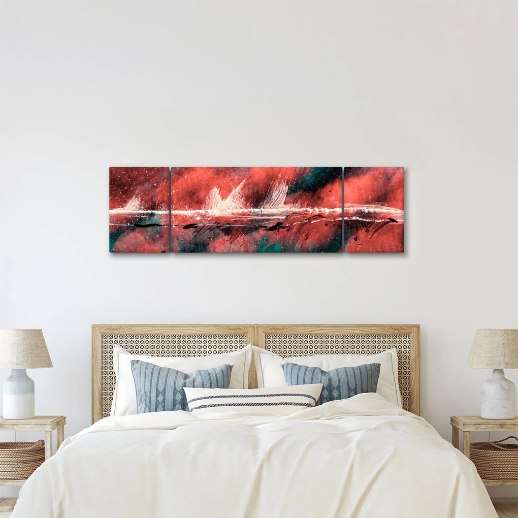 Obraz - Wybuch nafty (170x50 cm)