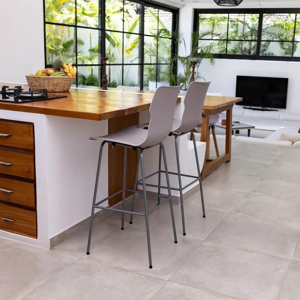 Krzesło barowe Duo Stone 48 x 51,8 x 116 cm