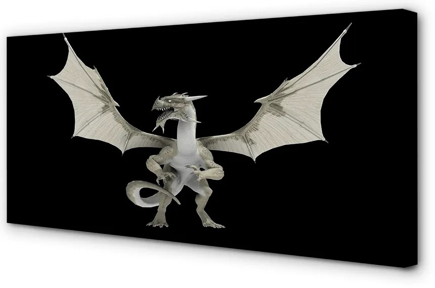 Zdjęcie na płótnie Biały Smok