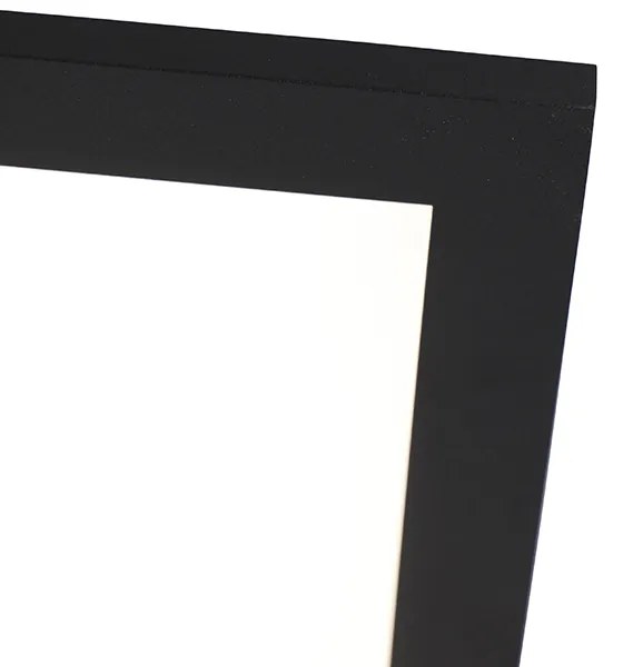 Sufitowa czarna 80 cm z LED ze zdalnym sterowaniem - Live Nowoczesny Oswietlenie wewnetrzne