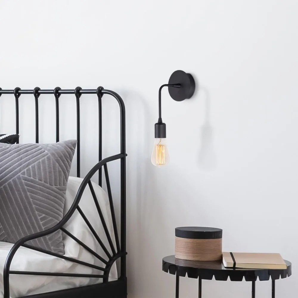 Kinkiet w kolorze matowej czerni Dartini – Opviq lights