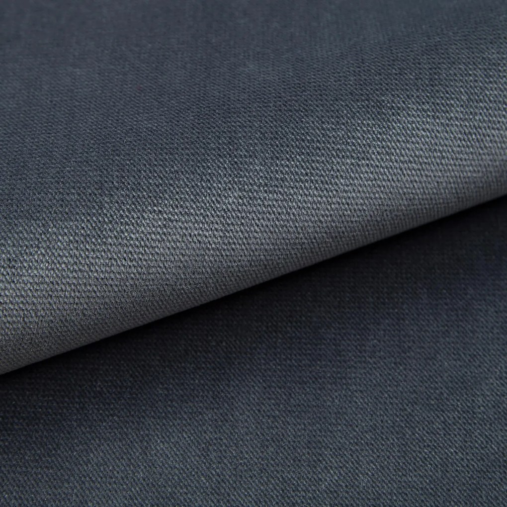 PROMOCJA Ciemnoszara rozkładana narożna sofa ZENOVA 220x140 cm, dwustronna, II gatunek