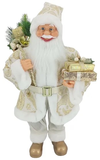 Figurka świąteczna Mikołaj Złoty 60cm
