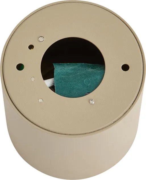 Nowoczesny spot sufitowy Taupe GU10 50mm IP44 - Capa