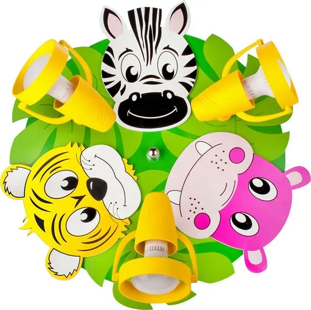 Lampa sufitowa do pokoju dziecka w zwierzątka - S210-Anvo
