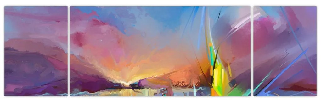 Obraz - Zachód słońca (170x50 cm)