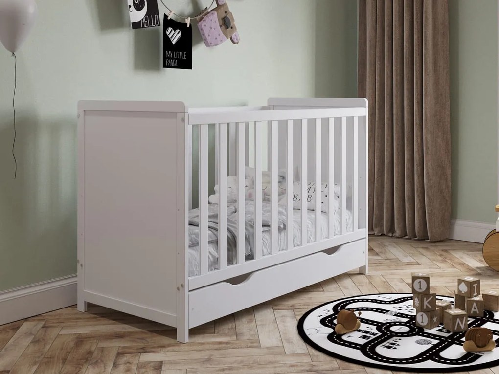 Łóżeczko Lilia 120/60 z szufladą