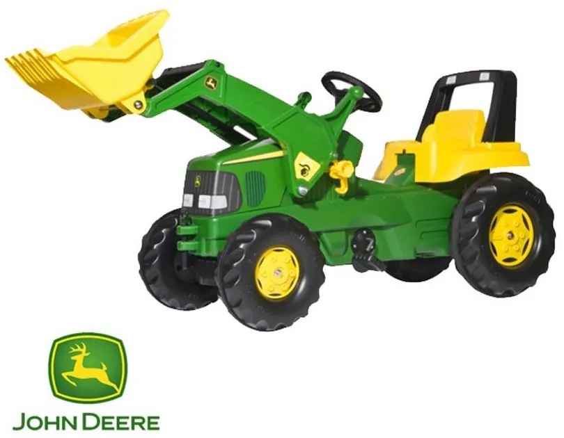 Rolly toys rollyjunior traktor na pedały john deere 3-8 lat
