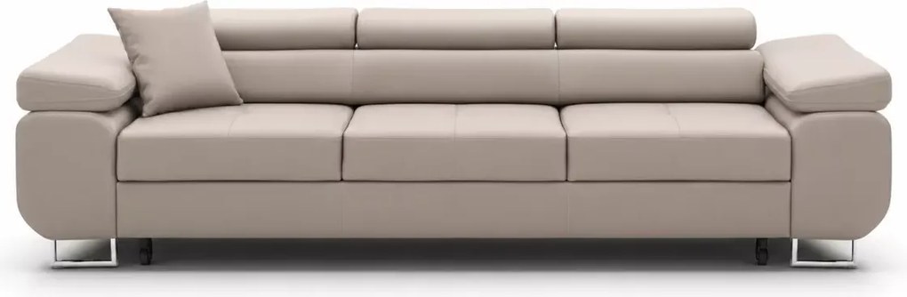 Kanapa Stilo z funkcją spania – nowoczesna sofa tapicerowana tkaniną Kronos, komfortowe siedzisko, automat delfin