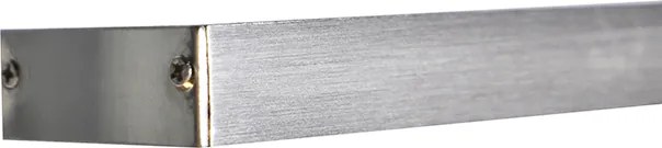 Designerska lampa wisząca stalowa z dotykowym ściemniaczem w komplecie LED - Platinum