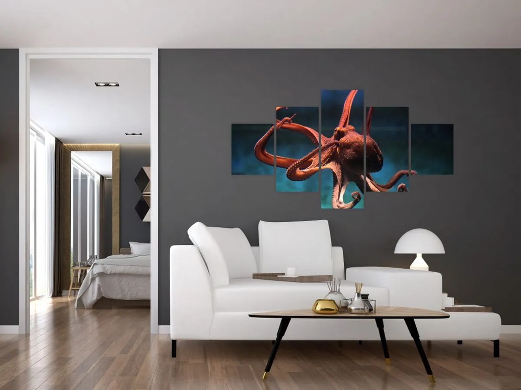 Obraz - Ośmiornica (125x70 cm)