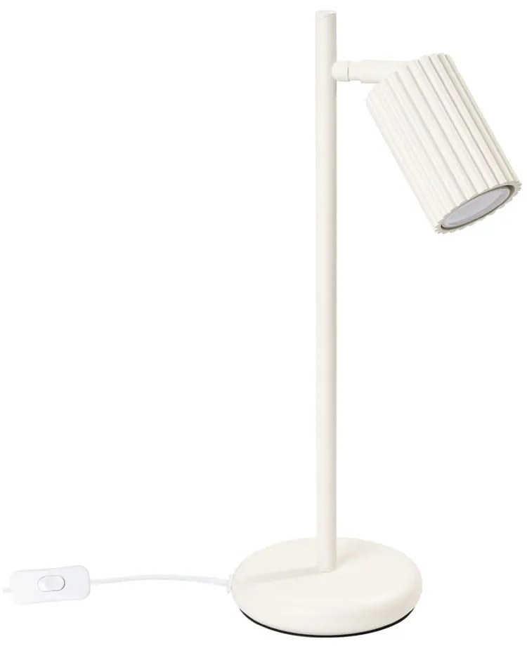 Kremowa lampa stołowa (wysokość 43 cm) Gleam – Nice Lamps