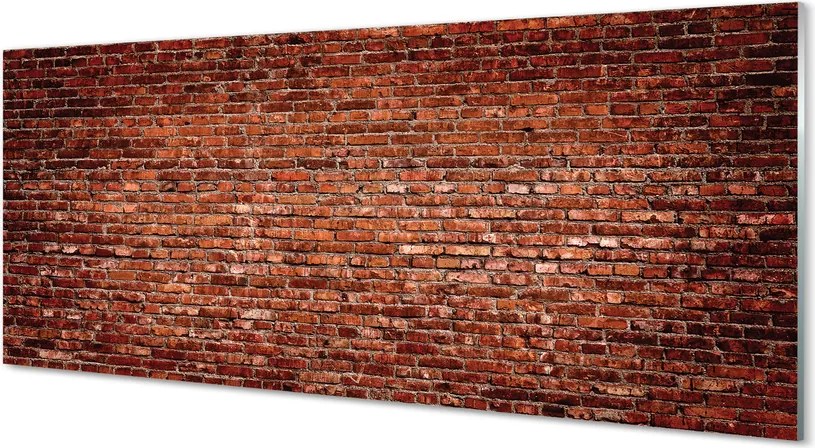 Szkło do Kuchni na Ścianę Industrialna Ściana z Cegieł