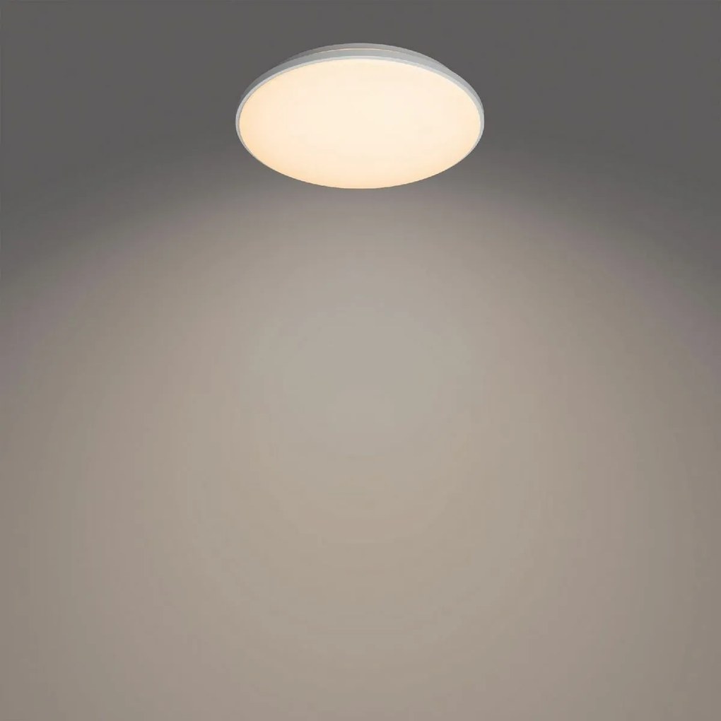 Philips 8720169196131 sufitowa lampa LED Wincel 40W 4300LM 2700-6500K 48 cm IP20, biała + pilot