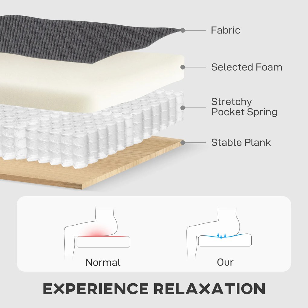 HOMCOM Regulowana sofa rozkładana w kształcie L, narożna sofa dla gości z funkcją łóżka, schowkiem, poduszkami, do salonu, pokoju gościnnego, szara