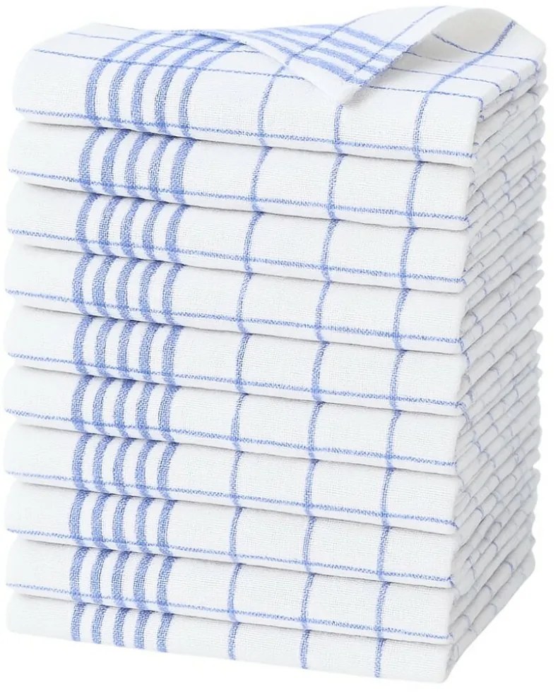 ARÔME HOME Ściereczka kuchenna niebieska, 50 x 70cm, zestaw 10 sztuk