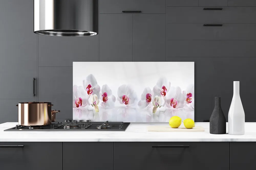 Panel Szklany do Kuchni Świeżość Kwiatów Polnych