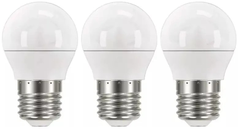 Żarówki LED z neutralnym światłem z gwintem E27 zestaw 3 szt., 5 W – EMOS