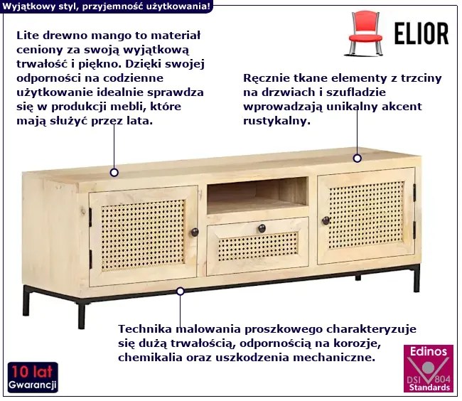 Szafka RTV pod telewizor- Spectra