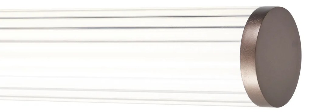 Retro Kinkiet / Lampa scienna brązowy 80,4 cm z LED IP44 - Coco Retro Oswietlenie wewnetrzne