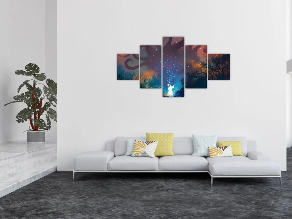 Obraz - Czarujący czarodziej (125x70 cm)