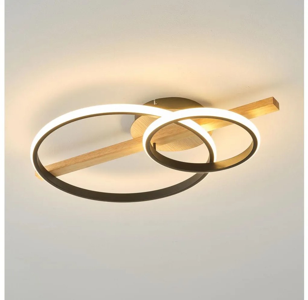 Zuma Line MX3913-2-3BWLT - Lampa sufitowa ALMERIA LED/17W/230V