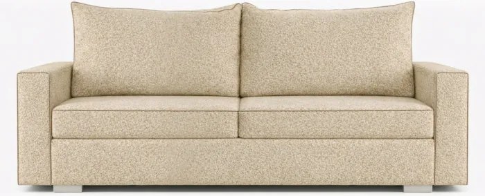 Sofa z Funkcją Spania DRAVOS Beżowa Boucle Nowoczesna