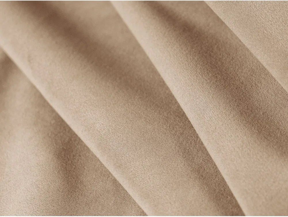 Ceglaste tapicerowane łóżko dwuosobowe ze stelażem 160x200 cm Aveline – Micadoni